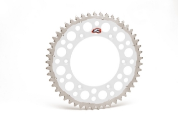 Picture of Renthal 02-23 Yamaha YZ 125- YZ 250-F-X- YZ450F Rear Twinring - Silver 520-49P Teeth