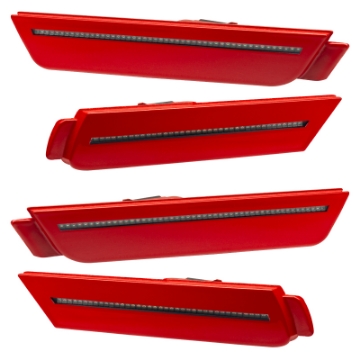 Picture of Oracle 10-15 Chevrolet Camaro Concept Sidemarker Set - Tinted - Victory Red GCN