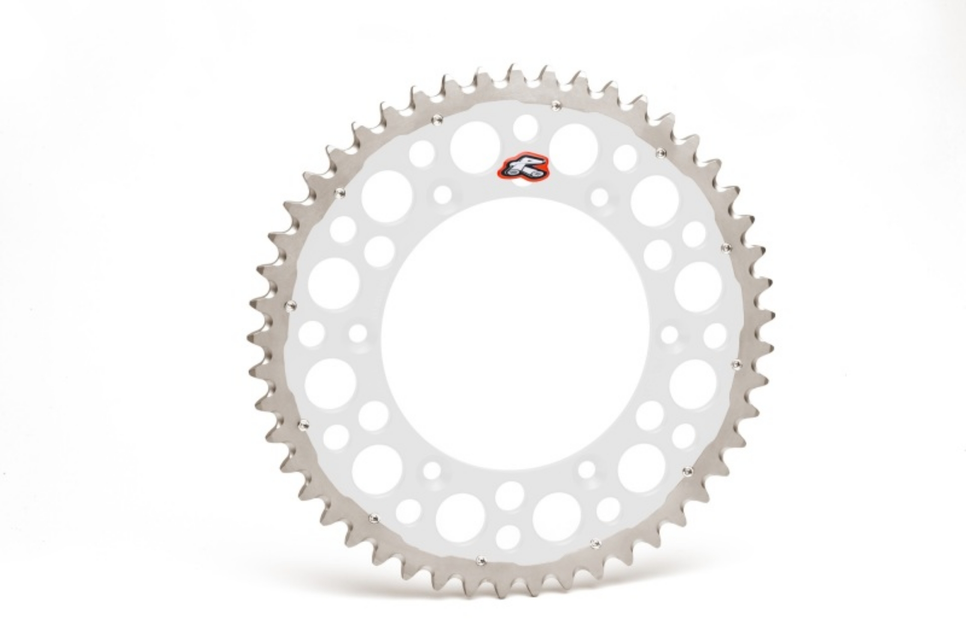 Picture of Renthal 04-23 Kawasaki KX 125- 2-Stroke- X- XC- KX450XCRear Twinring - Silver 520-51P Teeth