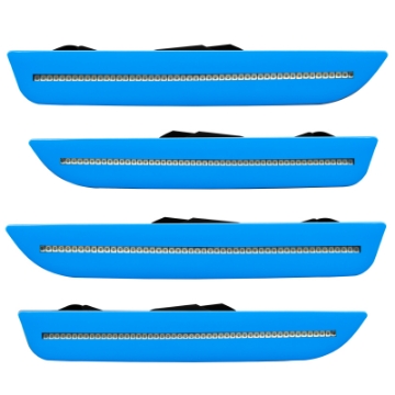 Picture of Oracle 10-14 Ford Mustang Concept Sidemarker Set - Clear - Grabber Blue CI