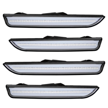 Picture of Oracle 10-14 Ford Mustang Concept Sidemarker Set - Clear - Colorado Red D3