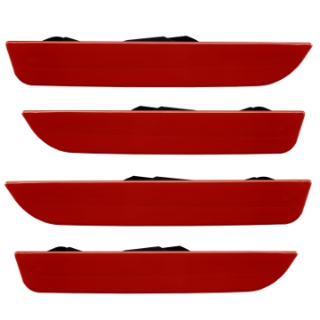 Picture of Oracle 10-14 Ford Mustang Concept Sidemarker Set - Ghosted - Toreador Red Metallic FL