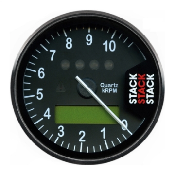 Picture of Autometer Stack Display Tachometer 0-10-75K RPM - Black
