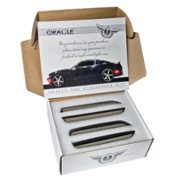Picture of Oracle 10-14 Ford Mustang Concept Sidemarker Set - Clear - Yellow Blaze Tricoat NQ