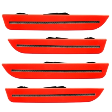 Picture of Oracle 10-14 Ford Mustang Concept Sidemarker Set - Tinted - Race Red PQ