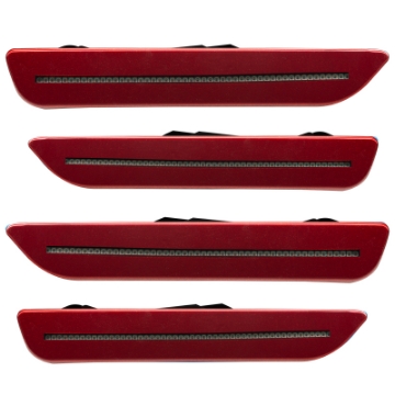 Picture of Oracle 10-14 Ford Mustang Concept Sidemarker Set - Tinted - Ruby Red Metallic RR