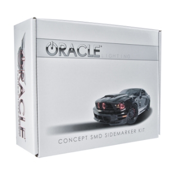 Picture of Oracle 10-14 Ford Mustang Concept Sidemarker Set - Clear - Sonic Blue Pearl SN