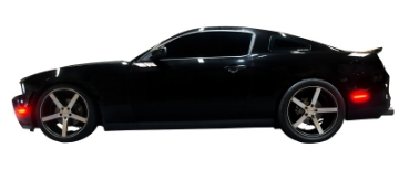 Picture of Oracle 10-14 Ford Mustang Concept Sidemarker Set - Ghosted - Lava Red Metallic UZ