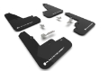 Picture of Rally Armor 21-25 Ford Mustang Mach-E-GT-Rally Black Mud Flap w-White Logo