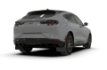 Picture of Rally Armor 21-25 Ford Mustang Mach-E-GT-Rally Black Mud Flap w-White Logo