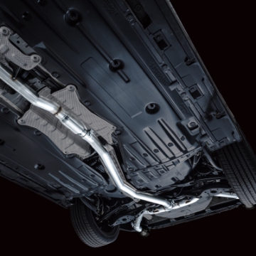 Picture of AWE Tuning 22+ Honda Civic Si-Acura Integra Track Edition Catback Exhaust - Dual Diamond Black Tips
