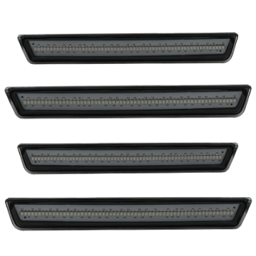 Picture of Oracle 15-21 Dodge Challenger Concept Sidemarker Set - Tinted - Black DX8PX8X13