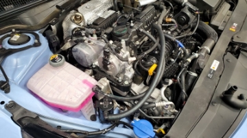 Picture of J&L 22-25 Hyundai Elantra N 2-0L Oil Separator 3-0 Passenger Side - Black Anodized