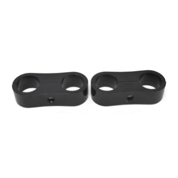 Picture of Russell Hose Separator For -10 Braided Hose - Black Anodize 2 Pack