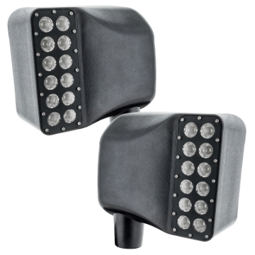 Picture of Oracle Jeep Wrangler JK Off-Road Side Mirrors - 6000K