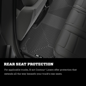 Picture of Husky Liners 2023 Honda Pilot X-Act Contour Black Floor Liners 2nd Seat