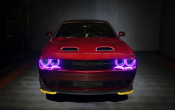 Picture of Oracle 15-21 Dodge Challenger Dynamic Surface Mount Headlight Halo Kit - - Dynamic