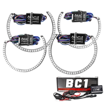 Picture of Oracle 15-21 Dodge Challenger LED Waterproof Halo Kit - ColorSHIFT - BC1