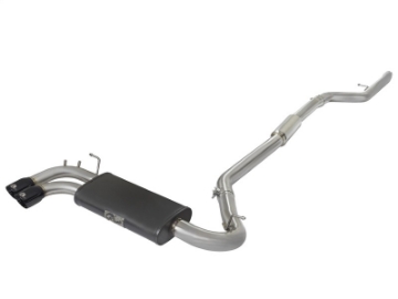 Picture of aFe MACHForce XP Exhausts Cat-Back SS-304 w- Black Tips 12-16 BMW 328i-428i F30-F32 t N20