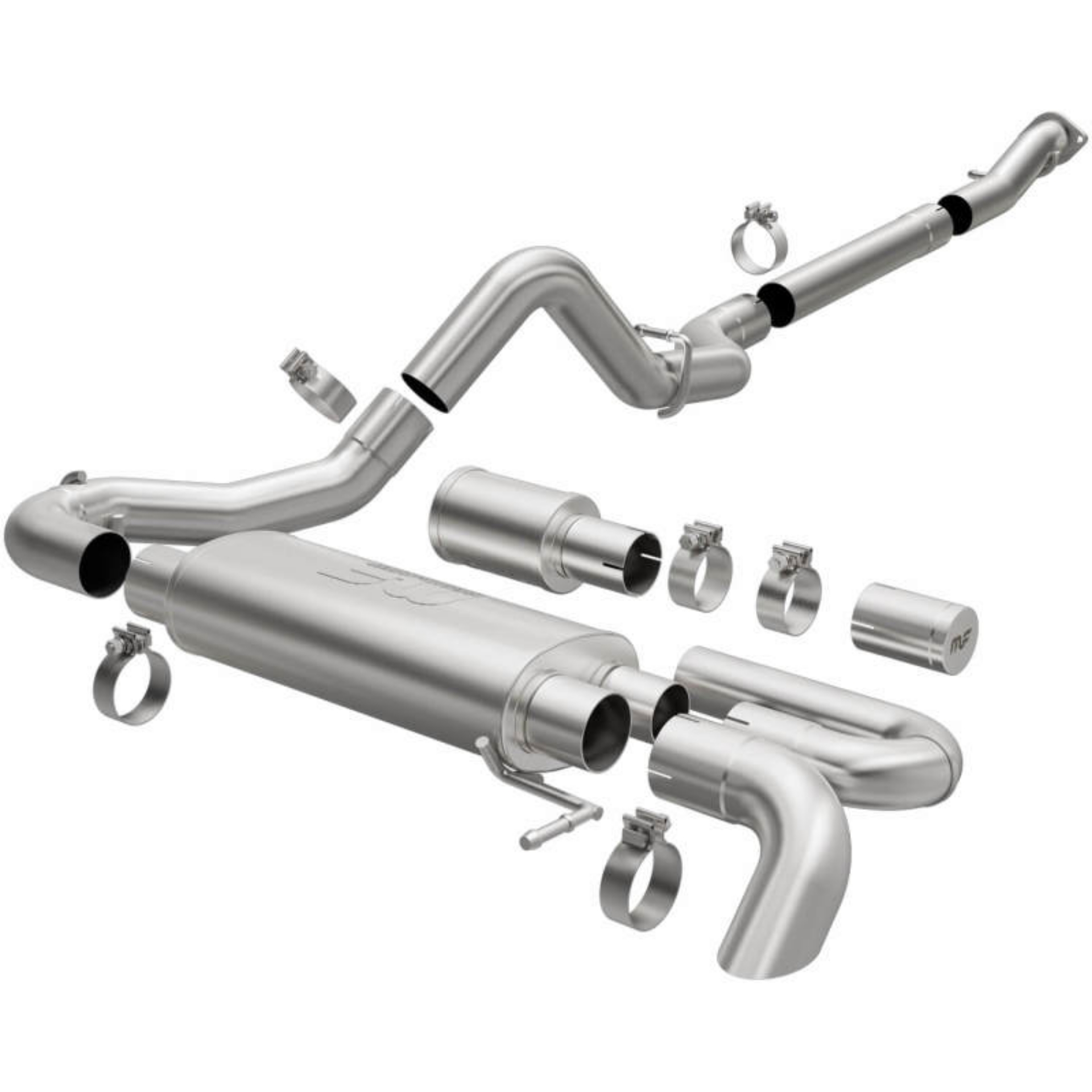 Picture of MagnaFlow 2021 Ford Bronco Overland Series Cat-Back Exhaust w- Single Straight Driver Exit- No Tip