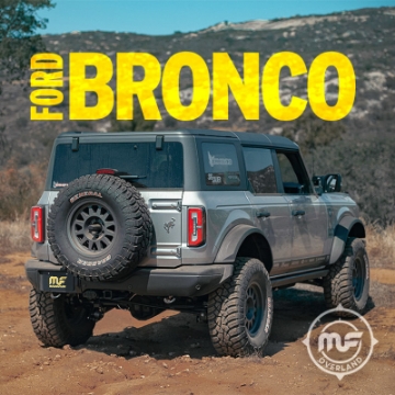 Picture of MagnaFlow 2021 Ford Bronco Overland Series Cat-Back Exhaust w- Single Straight Driver Exit- No Tip