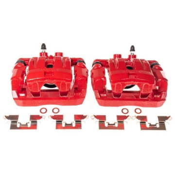 Picture of Power Stop 07-10 Ford Edge Rear Red Calipers w-Brackets - Pair