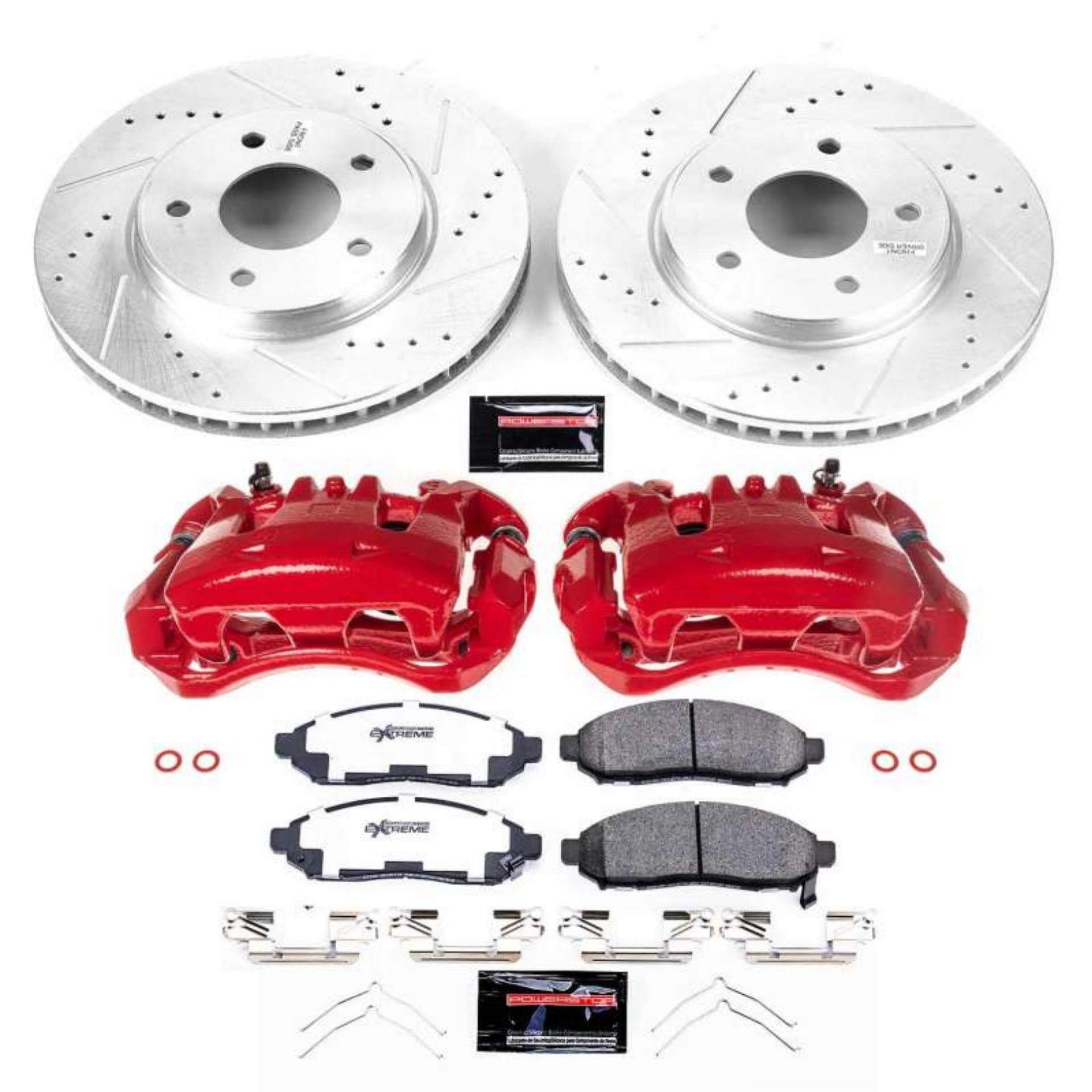 Picture of Power Stop 15-17 Chevrolet City Express Front Z36 Truck & Tow Brake Kit w-Calipers