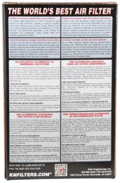 Picture of K&N Universal Rubber Filter 2-125in Flange ID 3-5in Base OD 3-5in Top OD 5in Height