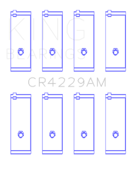 Picture of King Engine Bearings Toyota 1E-2E 1-3L Size STD Performance Rod Bearing Set