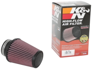 Picture of K&N Universal Clamp-On Air Filter 3in Flange ID x 5in Base OD x 3-5in Top OD x 6in Height