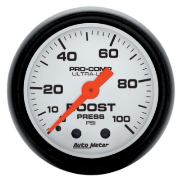 Picture of Autometer Phantom 2 1-16in 100psi Mechanical Boost Gauge