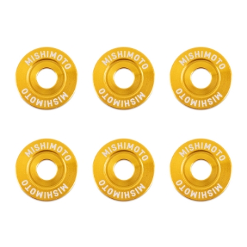 Picture of Mishimoto Small Fender Washer Kit 6pcs - Gold