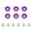 Picture of Mishimoto Small Fender Washer Kit 6pcs - Purple