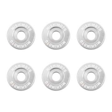 Picture of Mishimoto Small Fender Washer Kit 6pcs - Silver
