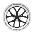 Picture of Weld S76 17x10 - 5x115mm BP - 5-2in- BS Black Wheel High Pad - Non-Beadlock