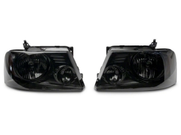 Picture of Raxiom 04-08 Ford F-150 Axial Series OEM Style Replacement Headlights- Chrome Housing- Smoked Lens