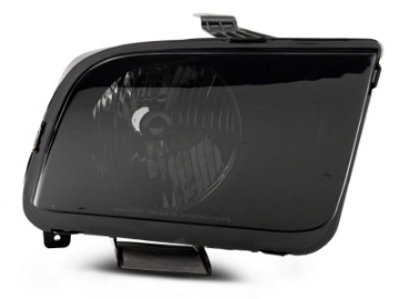 Picture of Raxiom 05-09 Ford Mustang Axial Series OEM Style Rep Headlights- Chrome Housing- Smoked Lens