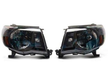 Picture of Raxiom 05-11 Toyota Tacoma Axial Series OE Replacement Headlights- Blk Housing Clear Lens