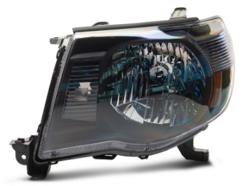 Picture of Raxiom 05-11 Toyota Tacoma Axial Series OE Replacement Headlights- Blk Housing Clear Lens