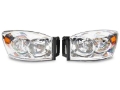 Picture of Raxiom 06-08 Dodge RAM 1500 Axial Series OEM Style Rep Headlights- Chrome Housing Clear Lens
