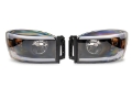 Picture of Raxiom 06-09 Dodge RAM 1500-2500-3500 Axial Headlights w- SEQL LED Bar- Blk Housing Clear Lens