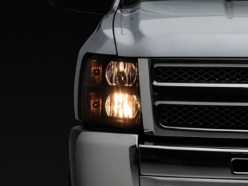 Picture of Raxiom 07-13 Chevrolet Silverado 1500 Euro Headlights- Blk Housing Clear Lens