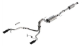 Picture of Borla F-150 2021 3-3L CC SB EC STB XL-XLT-Lariat-KR-Plnm-LTD 3-2-25 SRE Cat-Back ATAK Black CHR Tips
