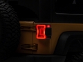 Picture of Raxiom 07-18 Jeep Wrangler JK Axial Series JL Style LED Tail Lights- BlkHousing- Red Lens