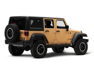 Picture of Raxiom 07-18 Jeep Wrangler JK Axial Series JL Style LED Tail Lights- BlkHousing- Red Lens