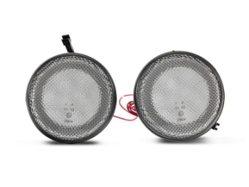 Picture of Raxiom 07-18 Jeep Wrangler JK Axial Series LED Turn Signals w- Halo- Clear
