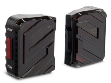 Picture of Raxiom 07-18 Jeep Wrangler JK Axial Series Trident LED Tail Lights- Blk Housing Smoked Lens
