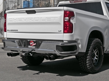 Picture of aFe Gemini XV 3in 304 SS Cat-Back Exhaust w- Cutout 19-21 GM Silverado-Sierra 1500 V8- w- Black Tips