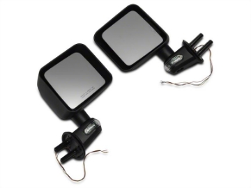 Picture of Raxiom 07-18 Jeep Wrangler JK Side Mirrors w- LED Signal Indicators- Blk