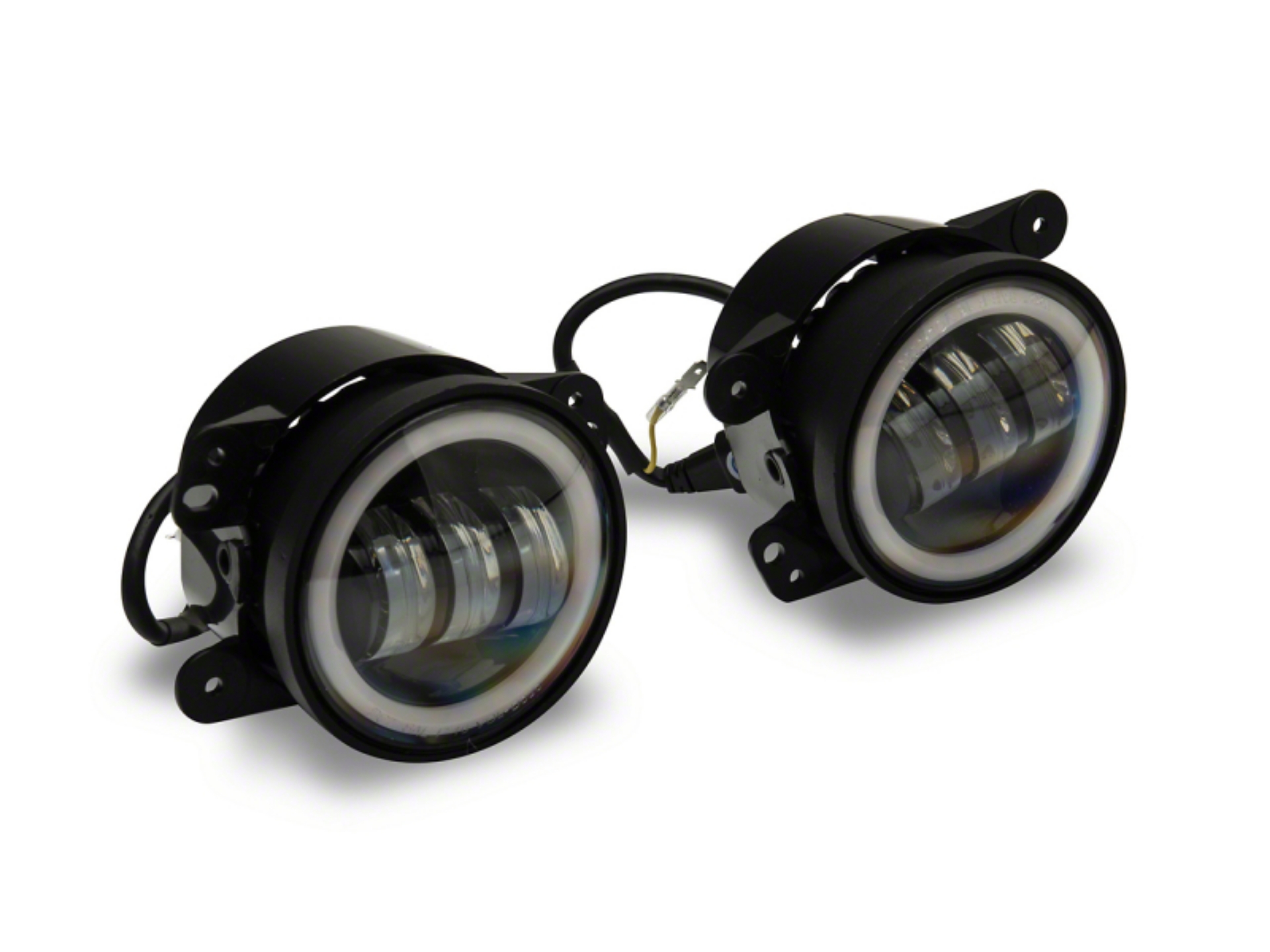 Picture of Raxiom 07-23 Jeep Wrangler JK & JL Axial Series Halo LED Fog Lights- Amber